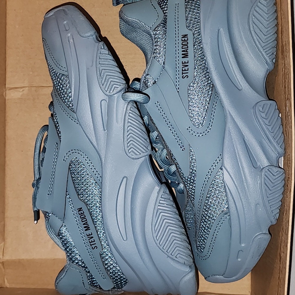 Steve Madden Light Blue Athletic Sneakers